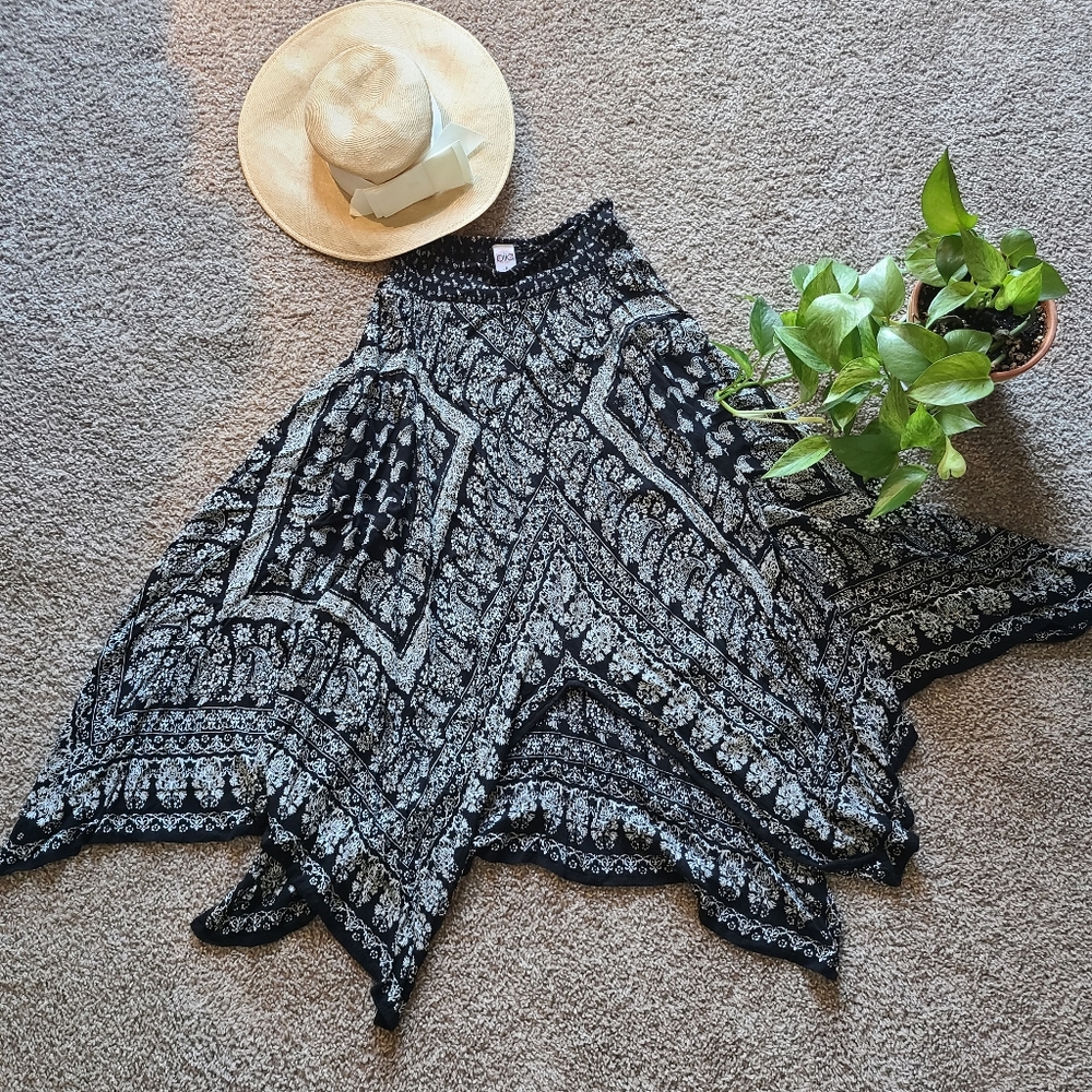 Bila Brand Size S Black Handkerchief Style Skirt
